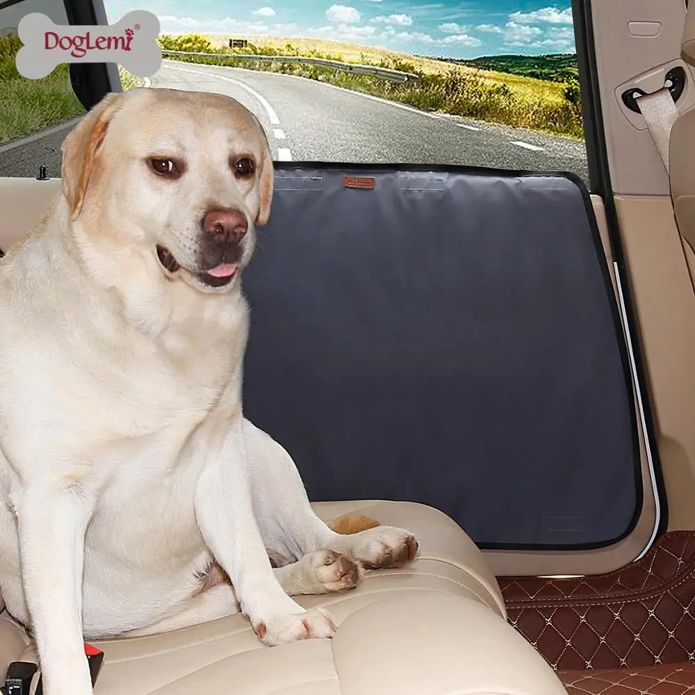 

Pet Dog Car Side Door Protector Car Seat Cover Protector Accessories, Grey, black, beige