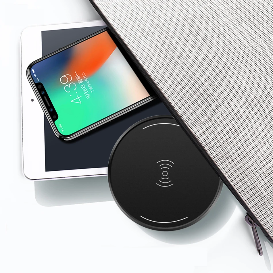 

round embedded wireless charger module, Black or white