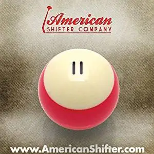 American Shifter 96054 Blue Stripe 10 Ball Billiard Pool Shift Knob