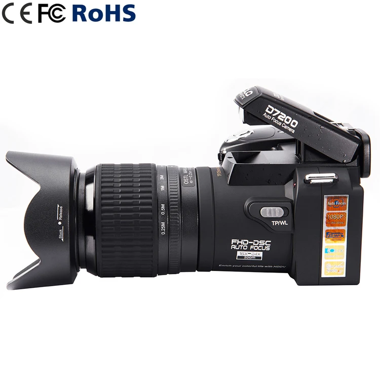 

D7200 digital camera POLO brand, Black