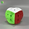 High Quality Smooth Wave Shaped 3 layer Magic Cube stickerless Decompression Intelligence Educational Toys