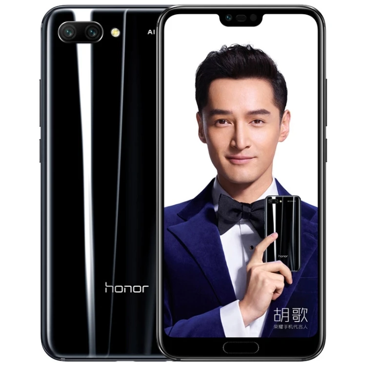 Original Huawei Honor 10 6GB 128GB Dual AI Rear Cameras Face Fingerprint Identification Infrared Remote 4g Mobile Phone