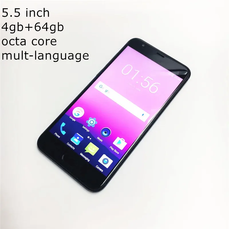 

free shipping unlocked 5.5 inch fingerprint 4GB octa core wifi android 7.0 mobile phone to America