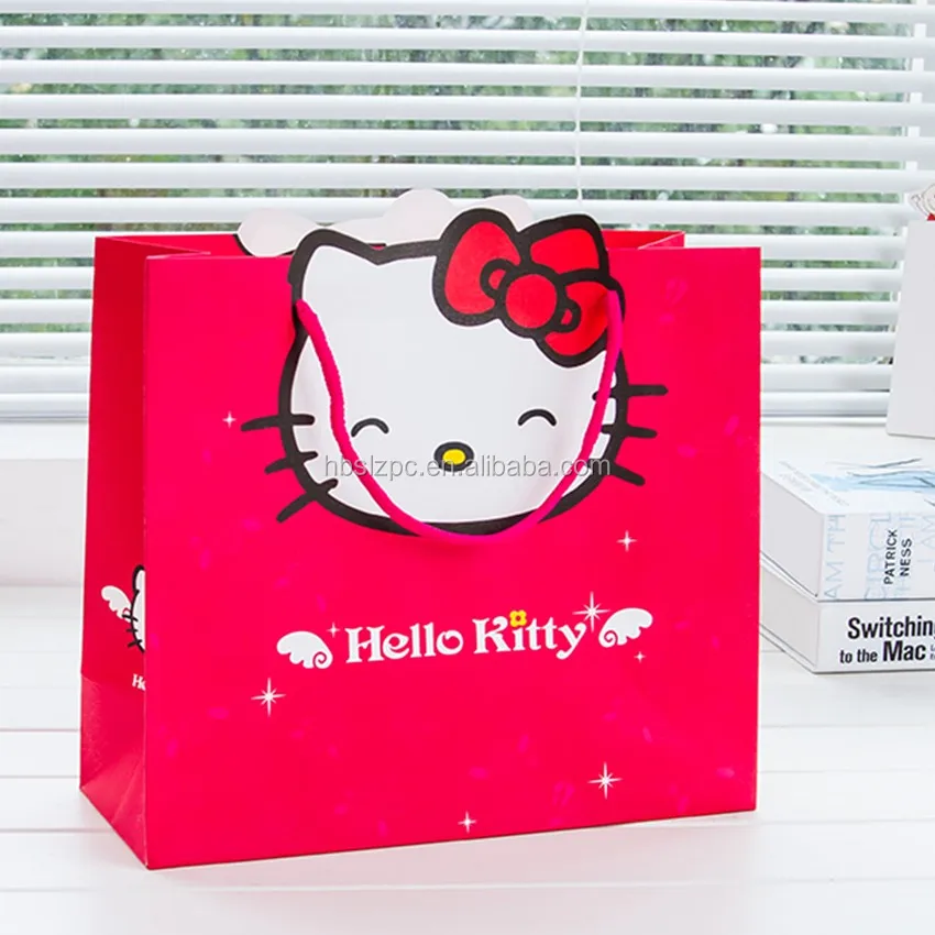 Little Hello Kitty Happy Birthday Style Paper Hand Bag For Kid S Gift Bag Buy Paper Hand Bagred Paper Hand Bagcotton Paper Hand Bag Product On