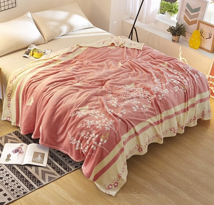 Hot sale promotion on the bed blankets