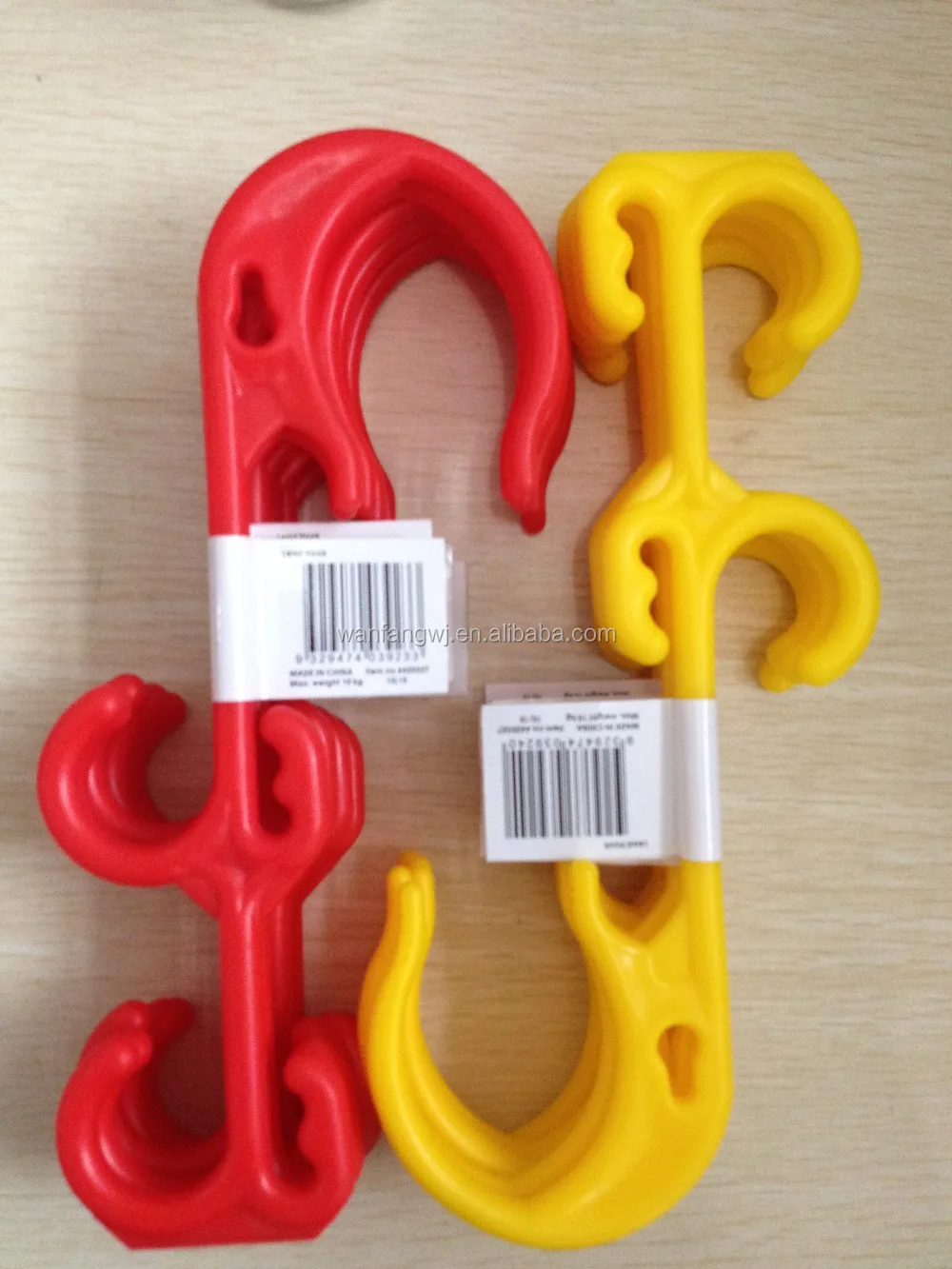 Plastic Lead Hook Yellow And Red/cable Lead Hook For Construction Buy