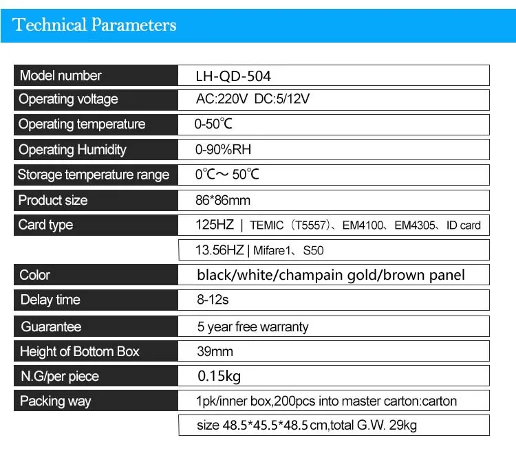 Rfid Wall Key Card Switch,Hotel Energy Card Switch