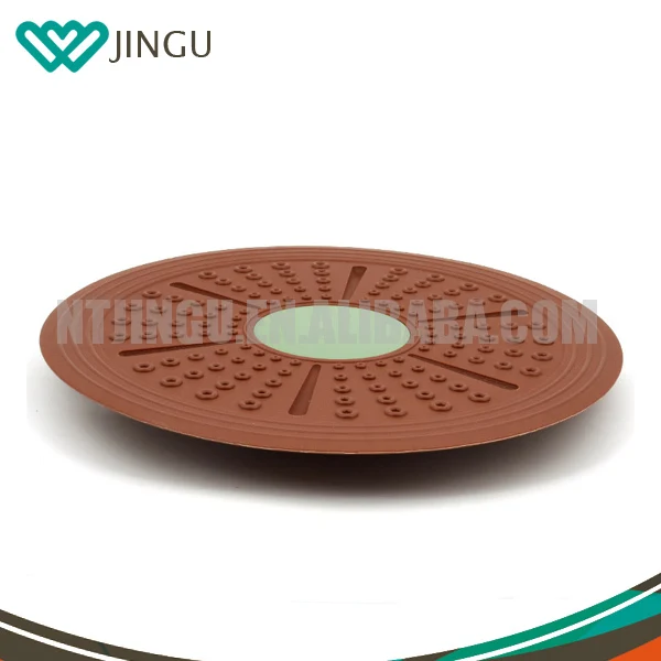 
Round Wobble Balance Board Stability Disc Yoga Ankle Knee Rehab Exercise Gym Fitness and Training Board 
