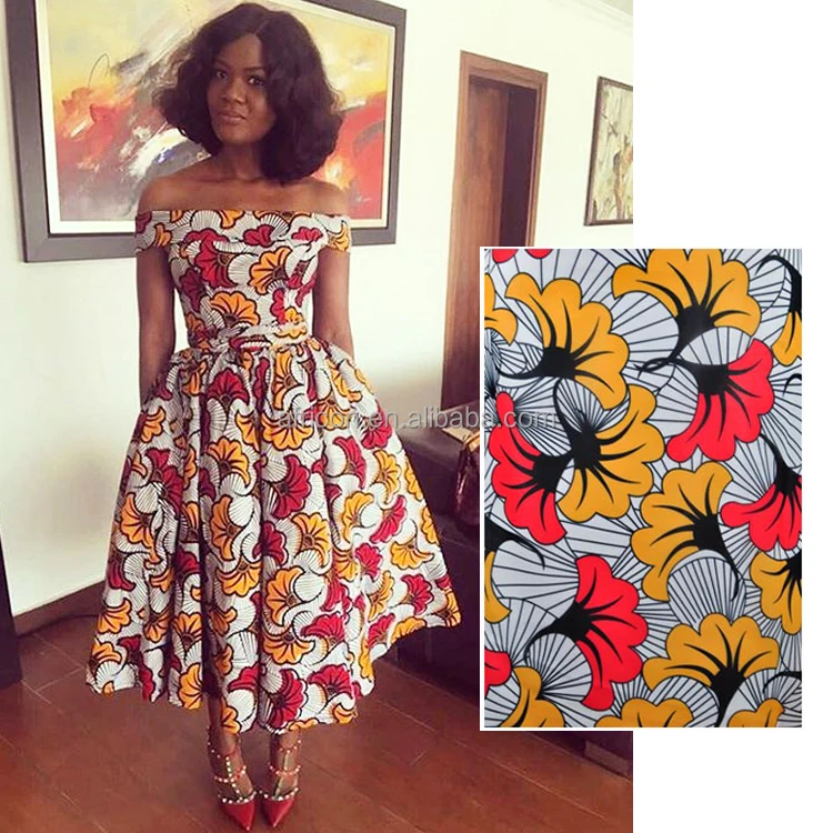 chiffon ankara dresses