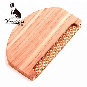 Image of New design wooden cashmere comb lint cloth brush