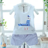 

summer fashion design boys tops,2018 cheap wholesale Sleeveless kids top