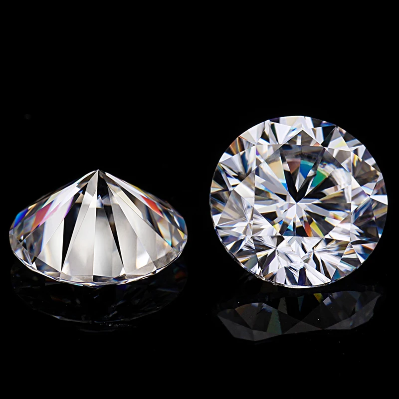 

Brilliant Cut 6.5mm EF Grade VVS 1carat Lab Grown Diamond Round White Moissanite For Jewelry Ring, N/a