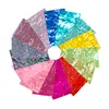 QF 15 Colors SPER-14 New Laser Shining Shell Paper Sheet Flake Slice 4*7cm sheet Nail Art Decoration