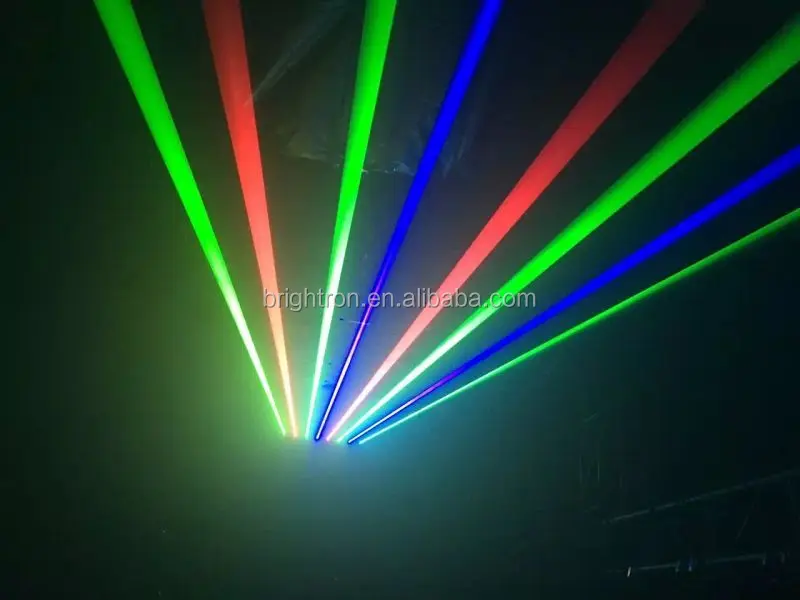 6 Heads Red Green Blue Rgb Laser Bar Moving Lights 6 Eyes Beam Laser