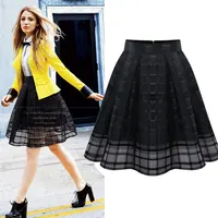 

20511 Wholesale In Stock New A-Line Design Organza Lady Elaborate Casual Skirts