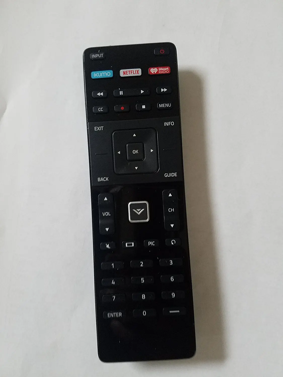 Vizio D‑Series D48‑D0 48" 1080p LED Smart TV Remote Control- XRT122