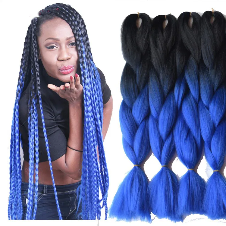 

24inch 100g Yaki wave jumbo braid 100 synthetic braiding hair