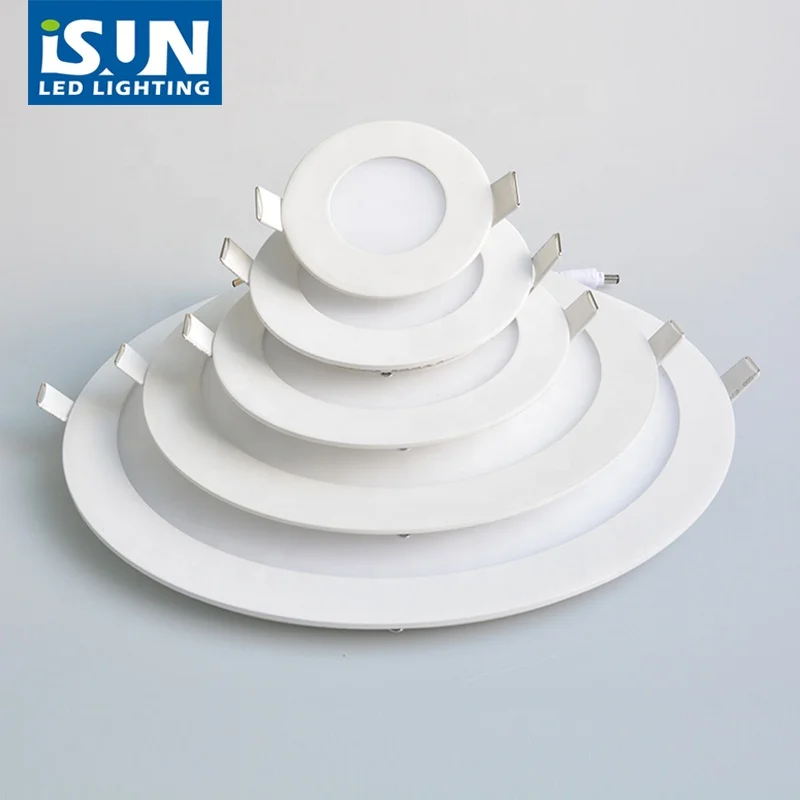 
Embedded cold white diameter 170mm china flat 12 watt led panel light 