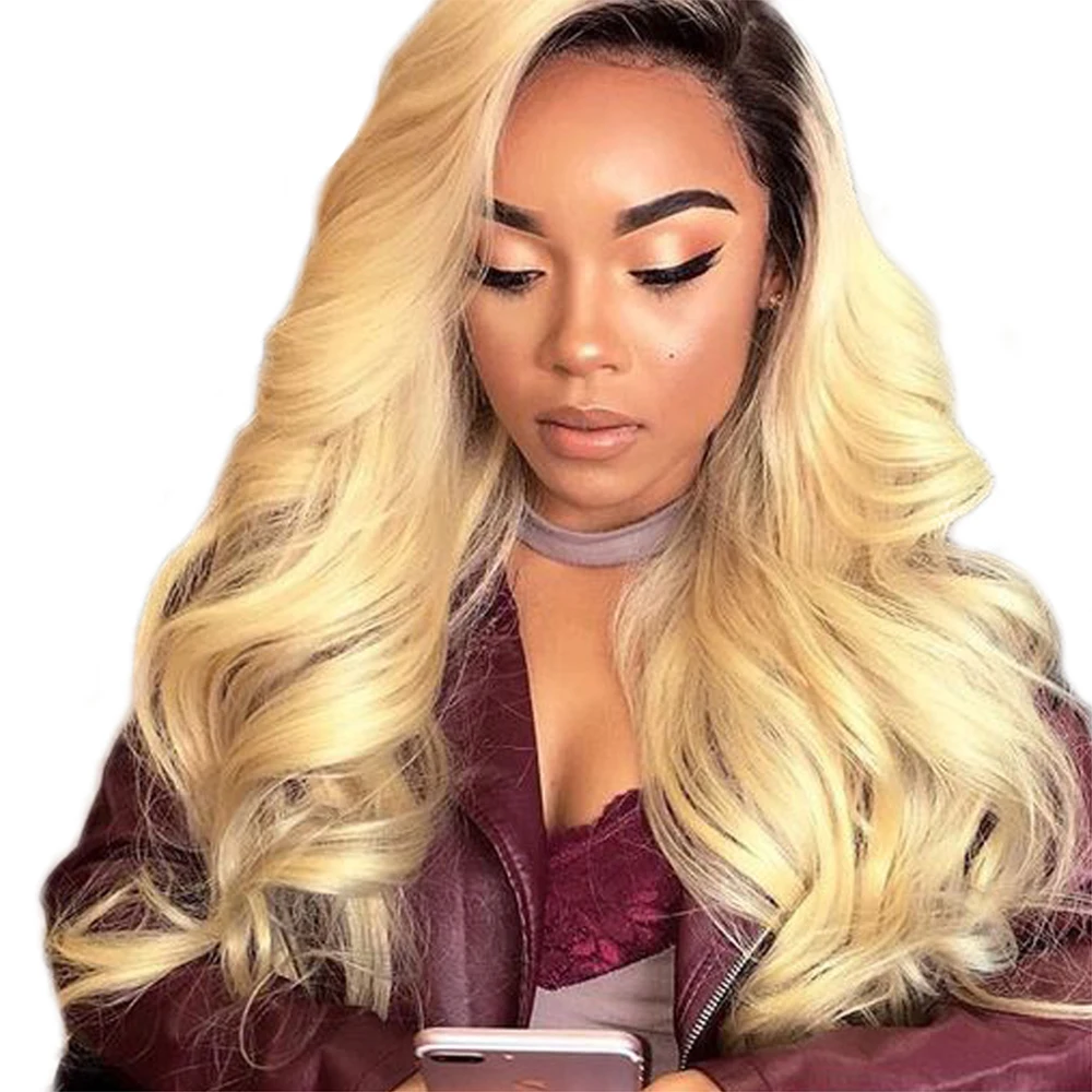 

brazilian hair wig #613 ombre blonde hair virgin brazilian body wave full lace wig, N/a