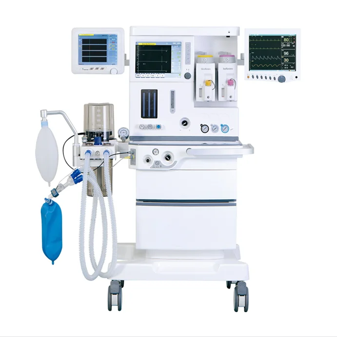 LED screen anesthesia machine price with built-in ventilator standard and luxury models Applied for Adult  S6100 PLUS
