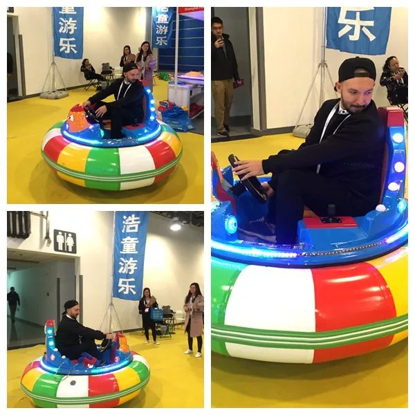 New design remote control inflatable battery operated bumper car