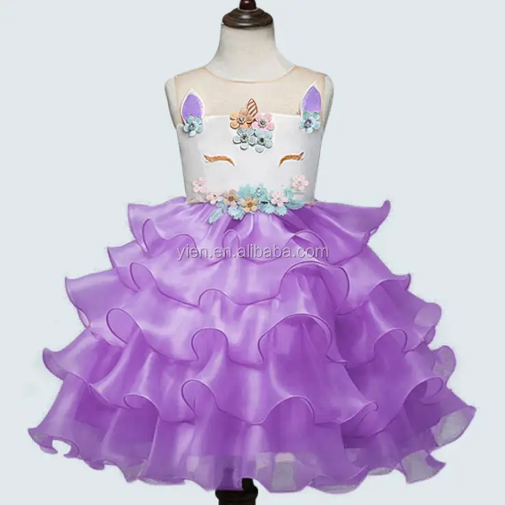 Unicorn Kids Girl Dress 