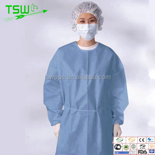 Non-woven sterile patient disposable surgical gown/clothing/hospital gown