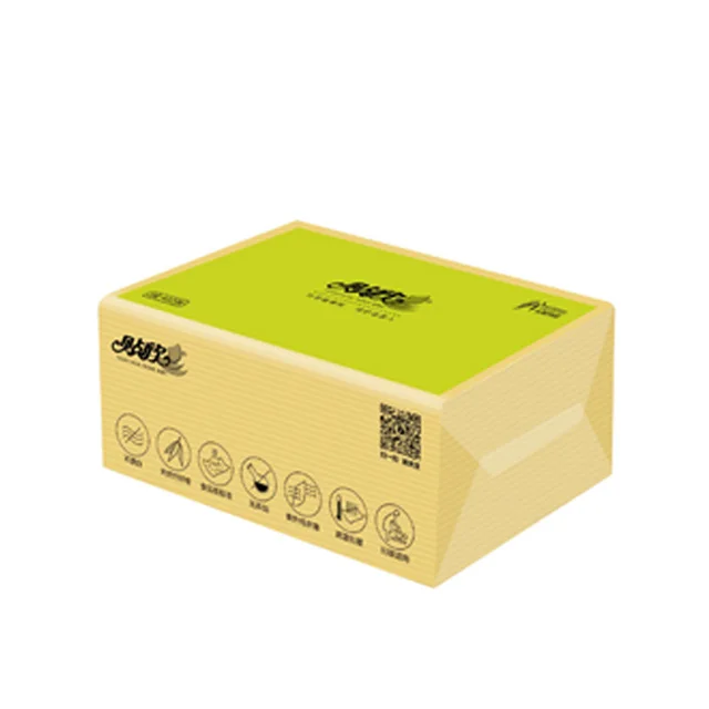 
Biodegradable Good Quality Bamboo Facial Tissue Paper 