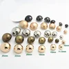 Wholesale Coat woolen clothing decorative button Coat windbreaker High mushroom metal alloy button