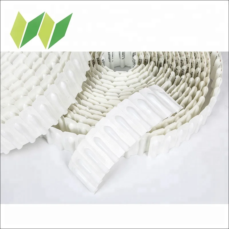 
PVC PE laminated film for suppository shells filling molds packaging 