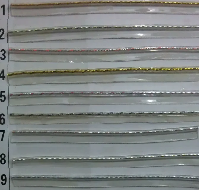 product-704-670 3mm 3.5mm 0.3cm Transparent Pvc Plastic Hi Viz Reflective Sewing Piping Trim Strips Strap Reflect Cord for Backpack Bag Luggage