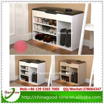 Simple Modern Design Wooden Shoe Rack Bench With Cushion Seat Buy Wooden Shoe Rack Bench Modern Shoe Cabinet Wooden Shoe Bench Product On Alibaba Com