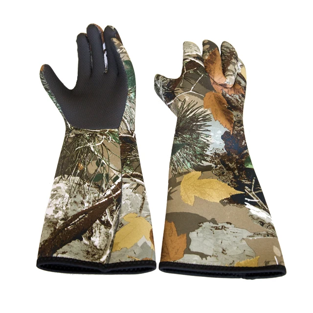 

2023 Keep Warm Hunting Gloves Hot Sale Neoprene Hand Sleeves Neoprene Camo Decoy Gloves