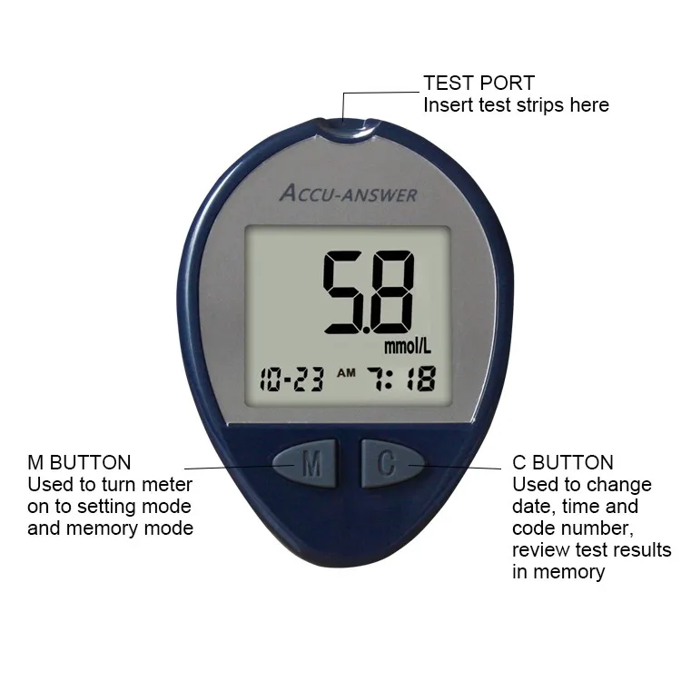 Optima Blood Glucose Meter For Hospital Or Home Use Buy Glucose Meter