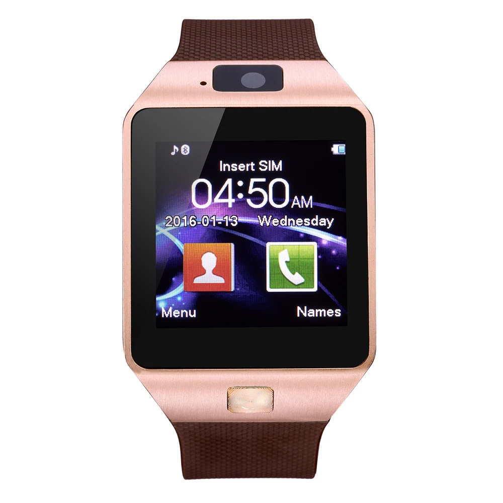 

New arrival Smartwatch dz09 smart watch With Camera Bt WristWatch Support SIM Card, Black,white,sliver,gold