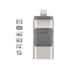 Flash Drive USB 16GB 32GB 64GB Memory Stick HD U Disk 3 in 1 for Android IOS i Phone PC