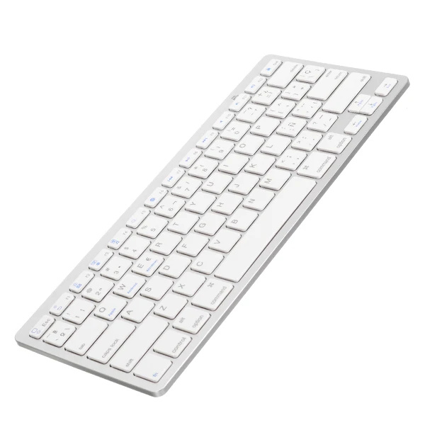 

Universal Spanish Bluetooth Keyboard For Tablet Ultra-Slim Wireless Keyboard Keycap Bluetooth Keyboard for Mac Win XP 7 8