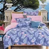 Wholesale Check King Size Printed Bed Sheets Set 100% cotton bedding set Manufacturer cotton sheet set