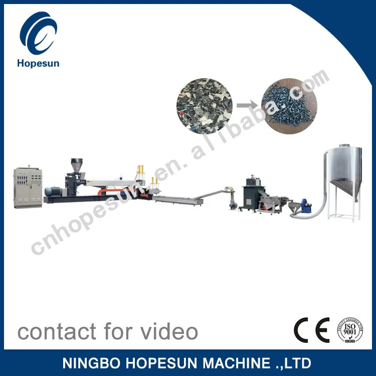 pelletizer for recycle plastic