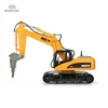 Original HUINA 1560 2.4G 16CH RC Excavator Broken Disassemble Truck Engineering Vehicle Toys