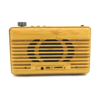 wooden portable speaker