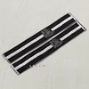 Metal yarn woven label silver thread clothing patches customized wholesale clothing labels