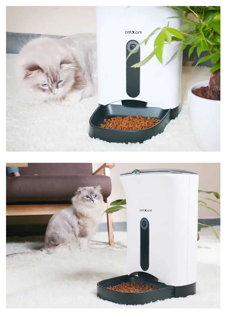 Automatic Pet Feeder Dog And Cat Food Dispenser With Portion