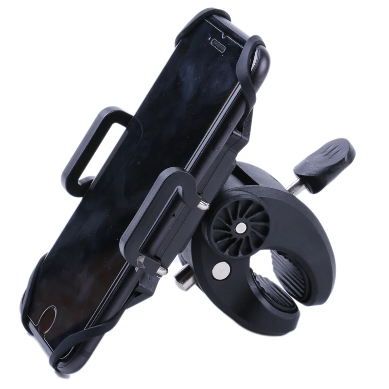 

Wholesale Bike Motorcycle Mobile Phone Holder with ABS Plastic Clip, Black