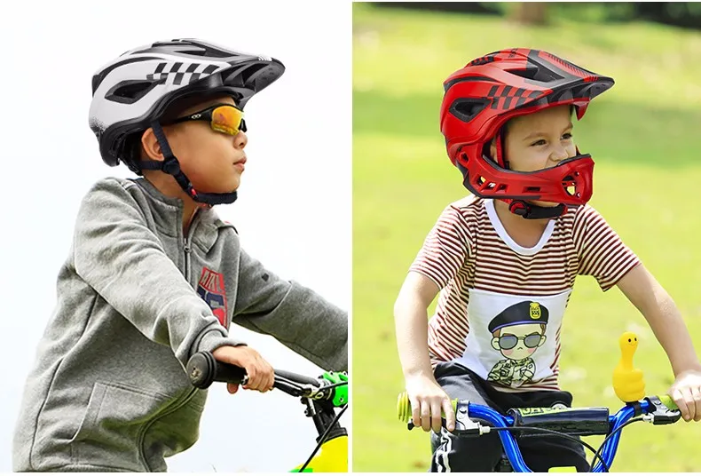 Rockbros Children Balance Bike Safety Sports Full Face Covered Bicycle ...