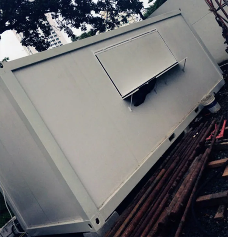 Portable Mobile Frame Steel Structure Container Coffee Snack Bar 40Ft Portable Container Cafe Kiosk Coffee Shop Design