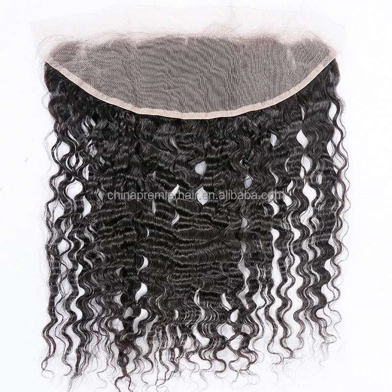 

Overnight Delivery Spanish Wave Virgin Brazilian Hair Natural Color 13X4" Swiss Lace Lace Frontal