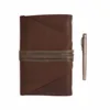 Most popular design rope string made old-age leather cover for travelers notebook