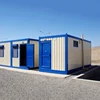Prefabricated 40 ft shipping open side gantry crane modern container house plans