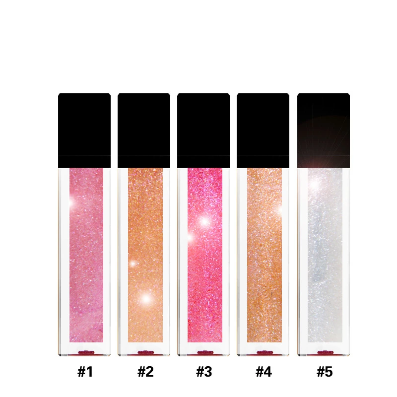 

Private label moisture shiny glitter lip gloss 11colors makeup lipgloss